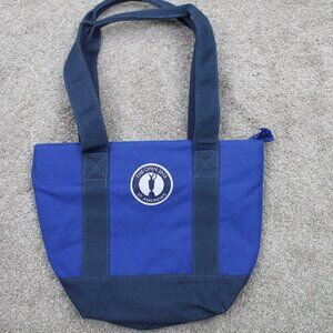 St. Andrews Golf Course 2010 The Open Collectors Bag Blue Canvas Tote 14" x 10"
